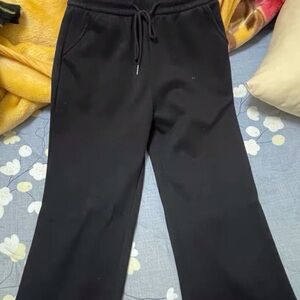 Kids Black Drawstring Pants